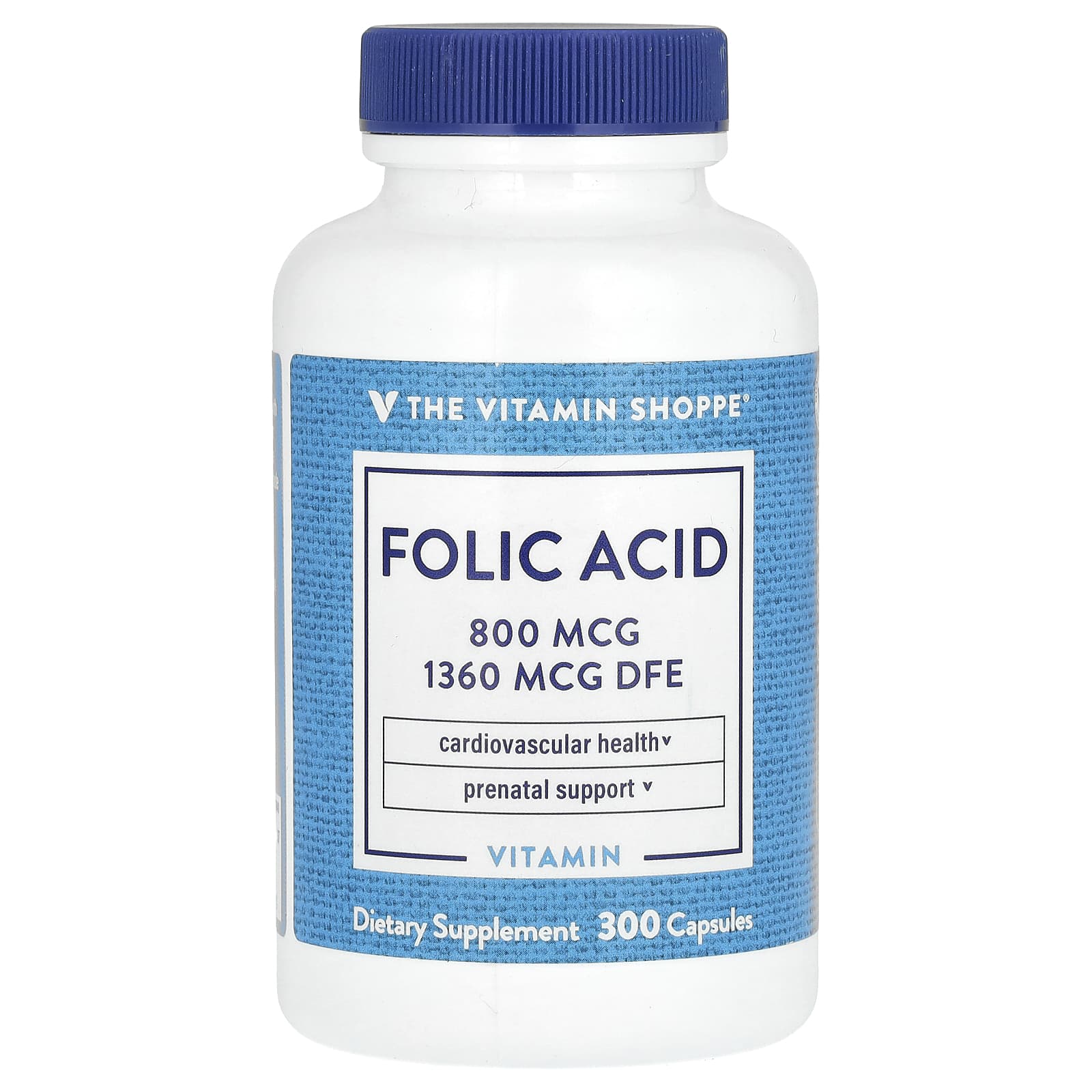 The Vitamin Shoppe Folic Acid – 300 gélules — Tunisie