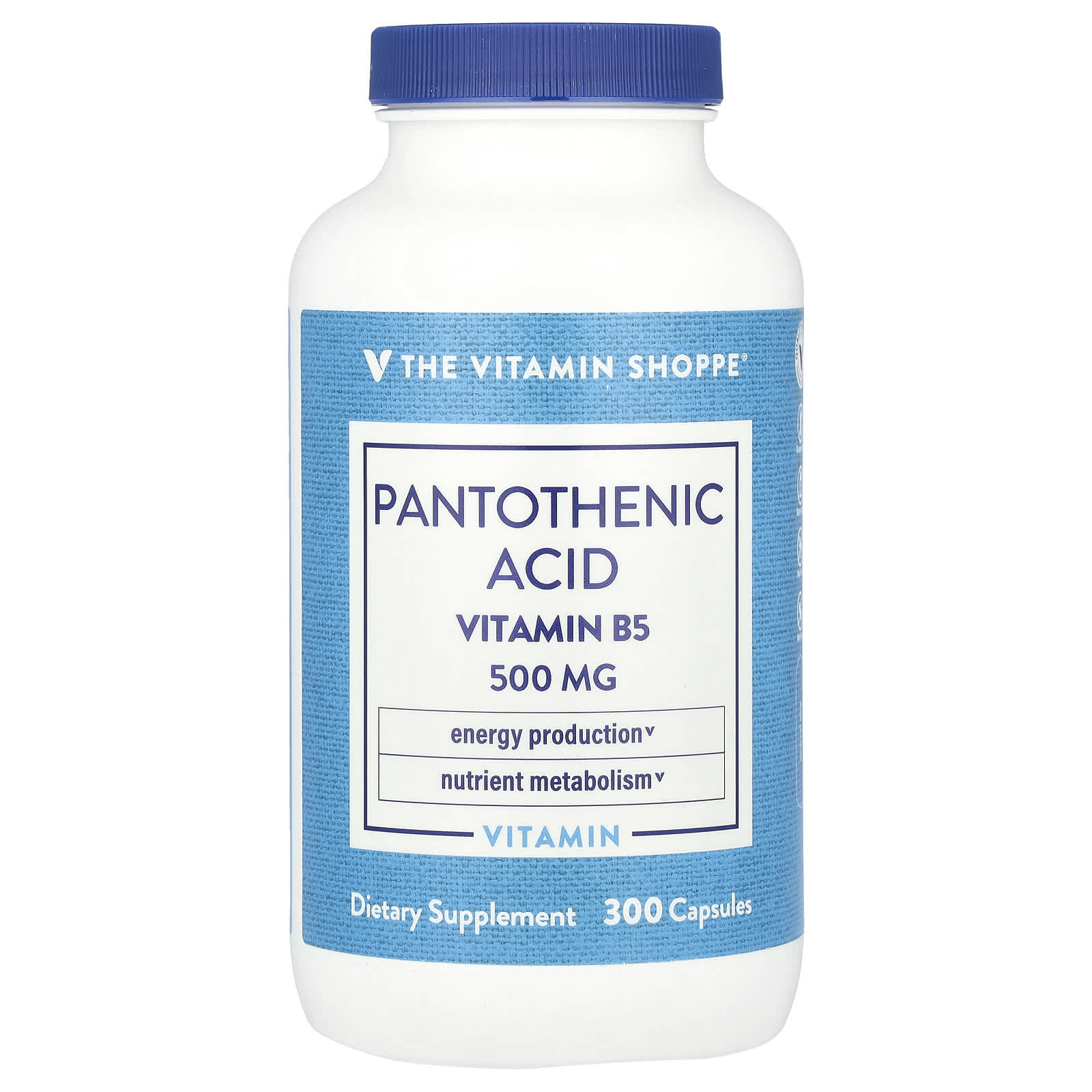 The Vitamin Shoppe Pantothenic Acid – 300 gélules — Tunisie
