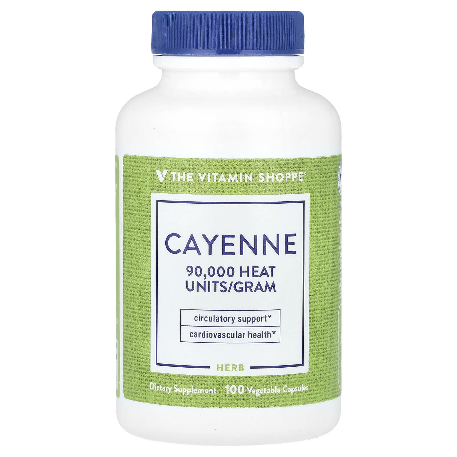 The Vitamin Shoppe Cayenne, 100 Vegetable Capsules (450 mg per Capsule) — Tunisie