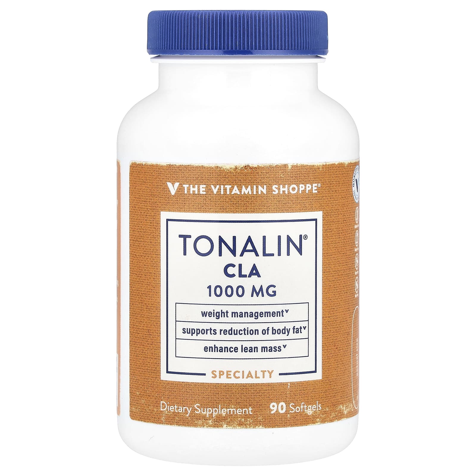 The Vitamin Shoppe Tonalin CLA – 90 capsules molles — Tunisie
