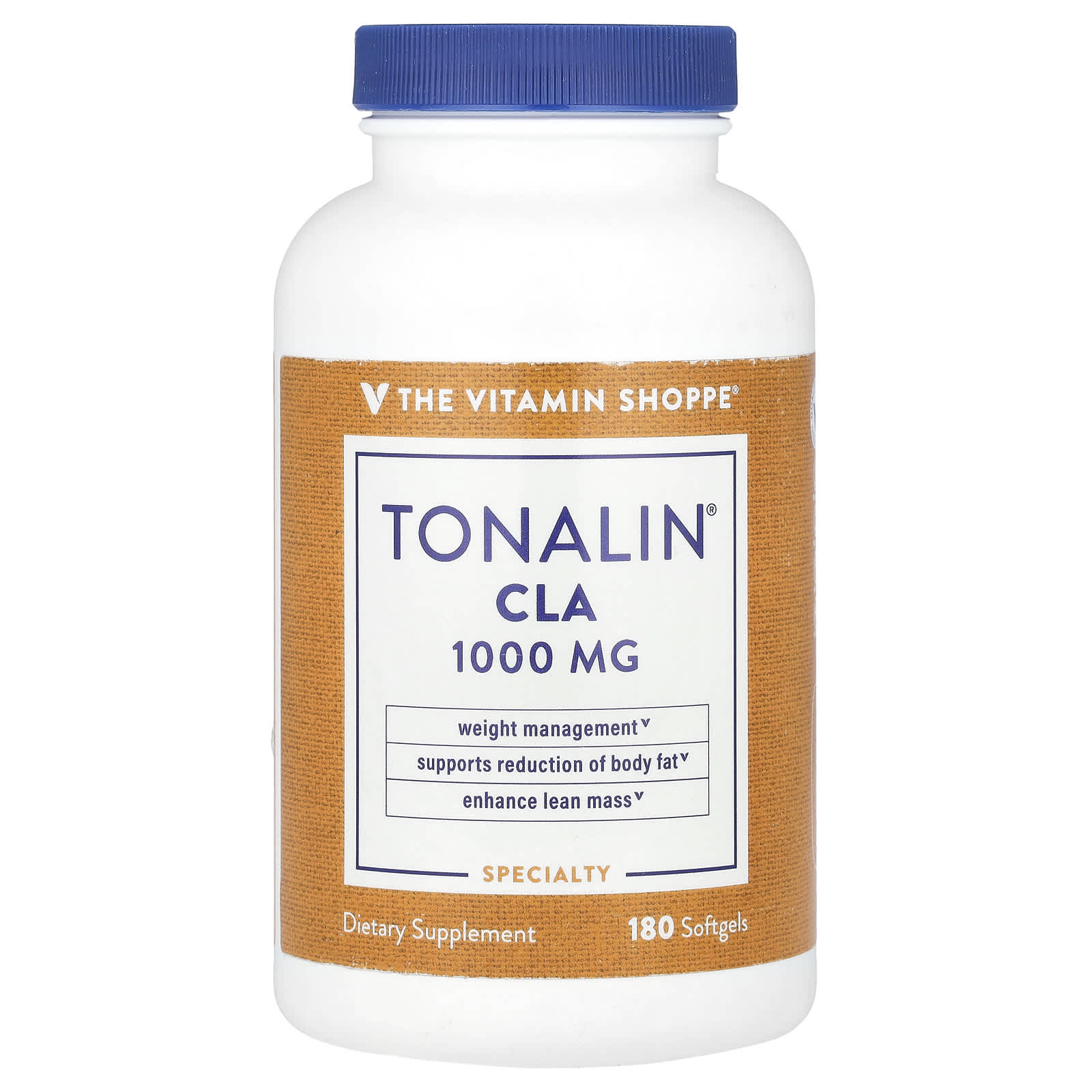 The Vitamin Shoppe Tonalin CLA – 180 capsules molles — Tunisie