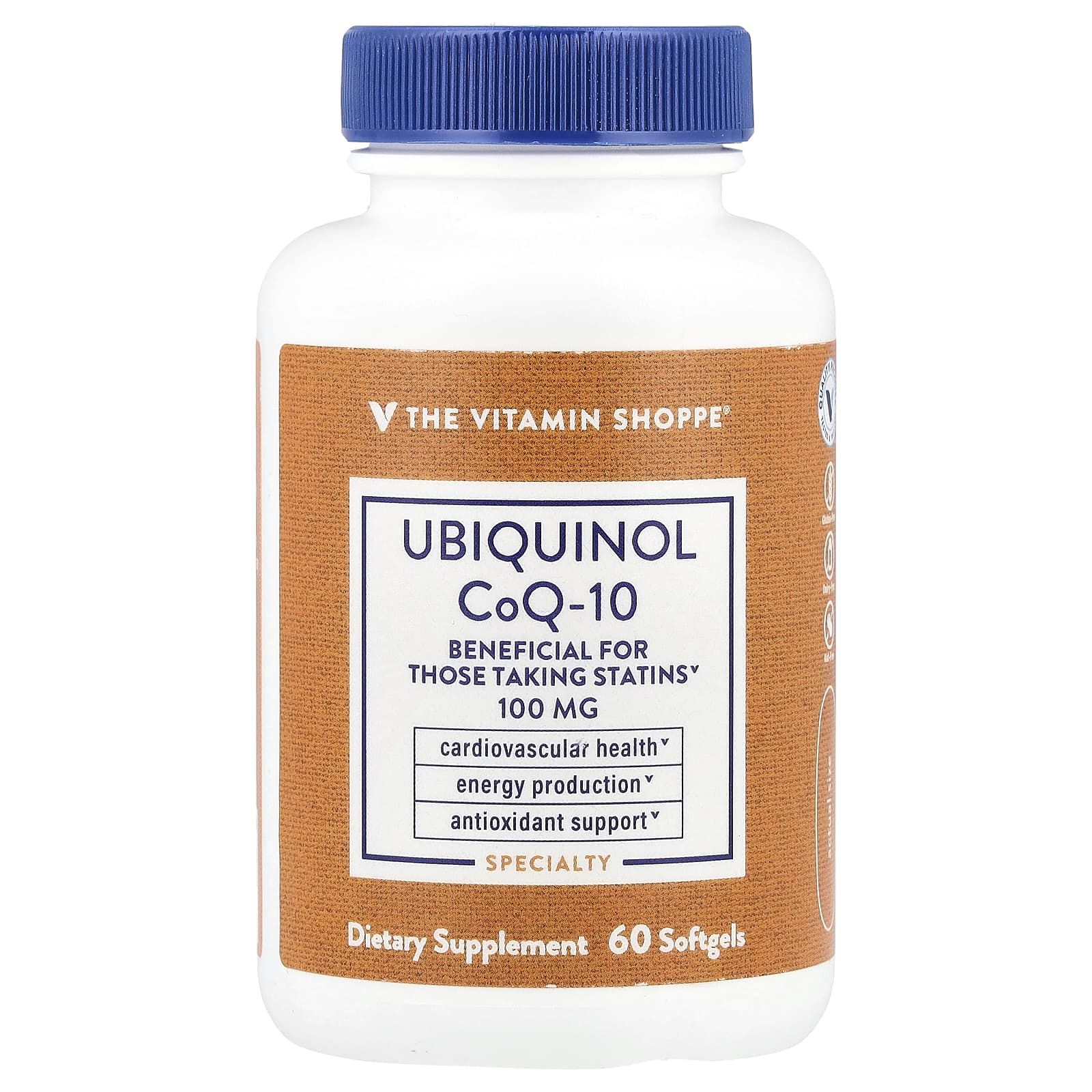 The Vitamin Shoppe Ubiquinol CoQ-10 – 60 capsules molles — Tunisie