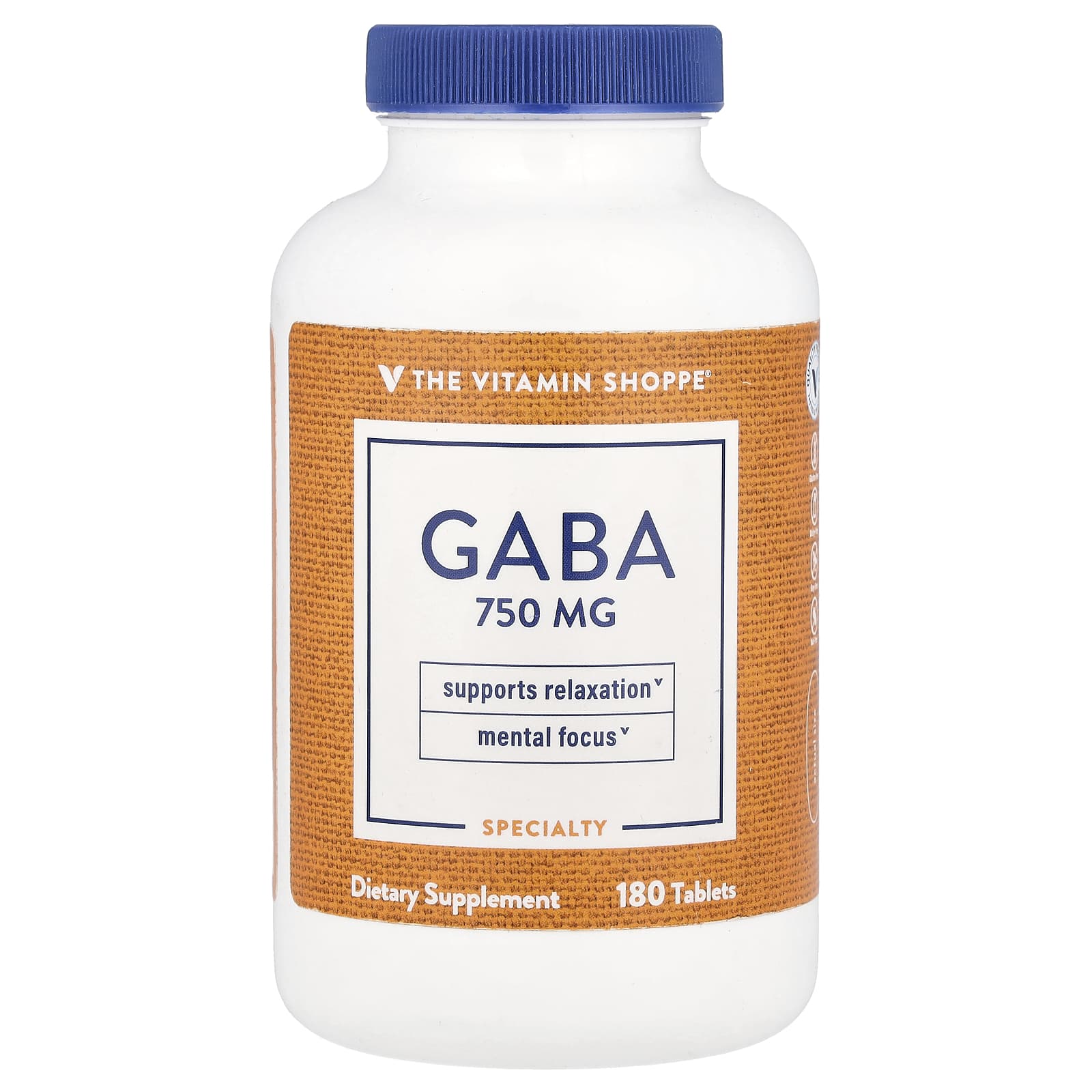 The Vitamin Shoppe GABA – 180 comprimés — Tunisie
