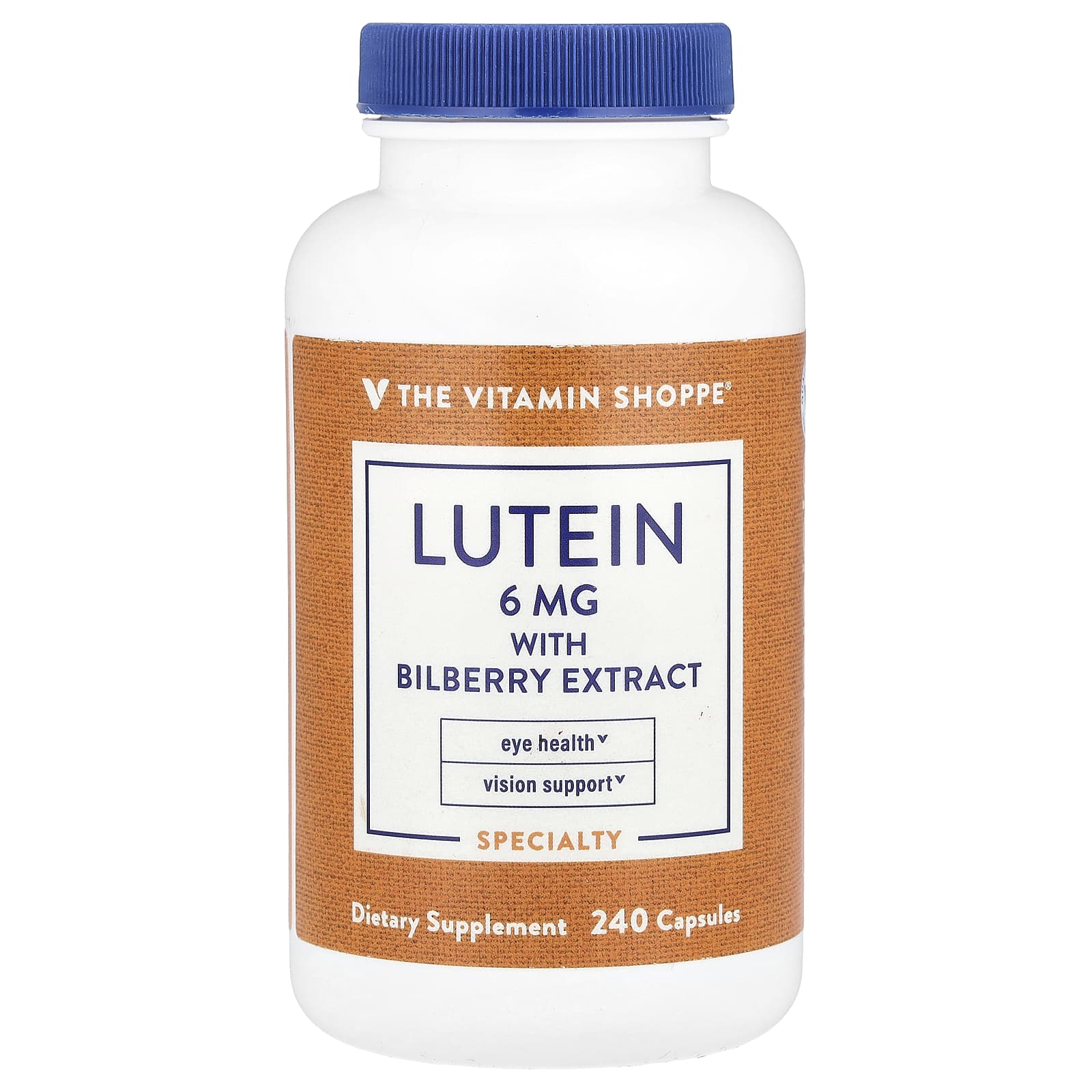 The Vitamin Shoppe Lutein With Bilberry Extract – Lutein With Bilberry Extract – 240 gélules — Tunisie