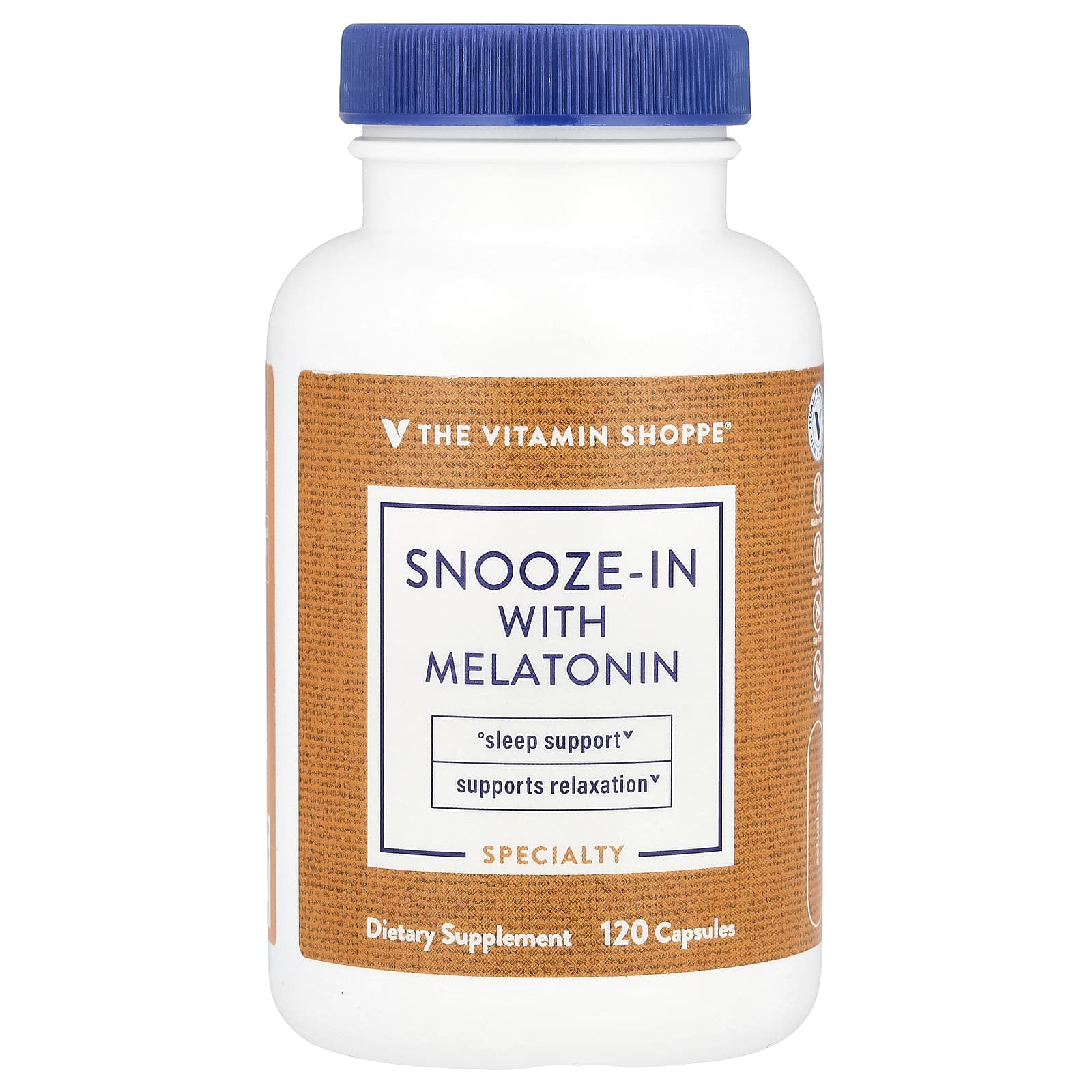 The Vitamin Shoppe Snooze-In With Melatonin – 120 gélules — Tunisie