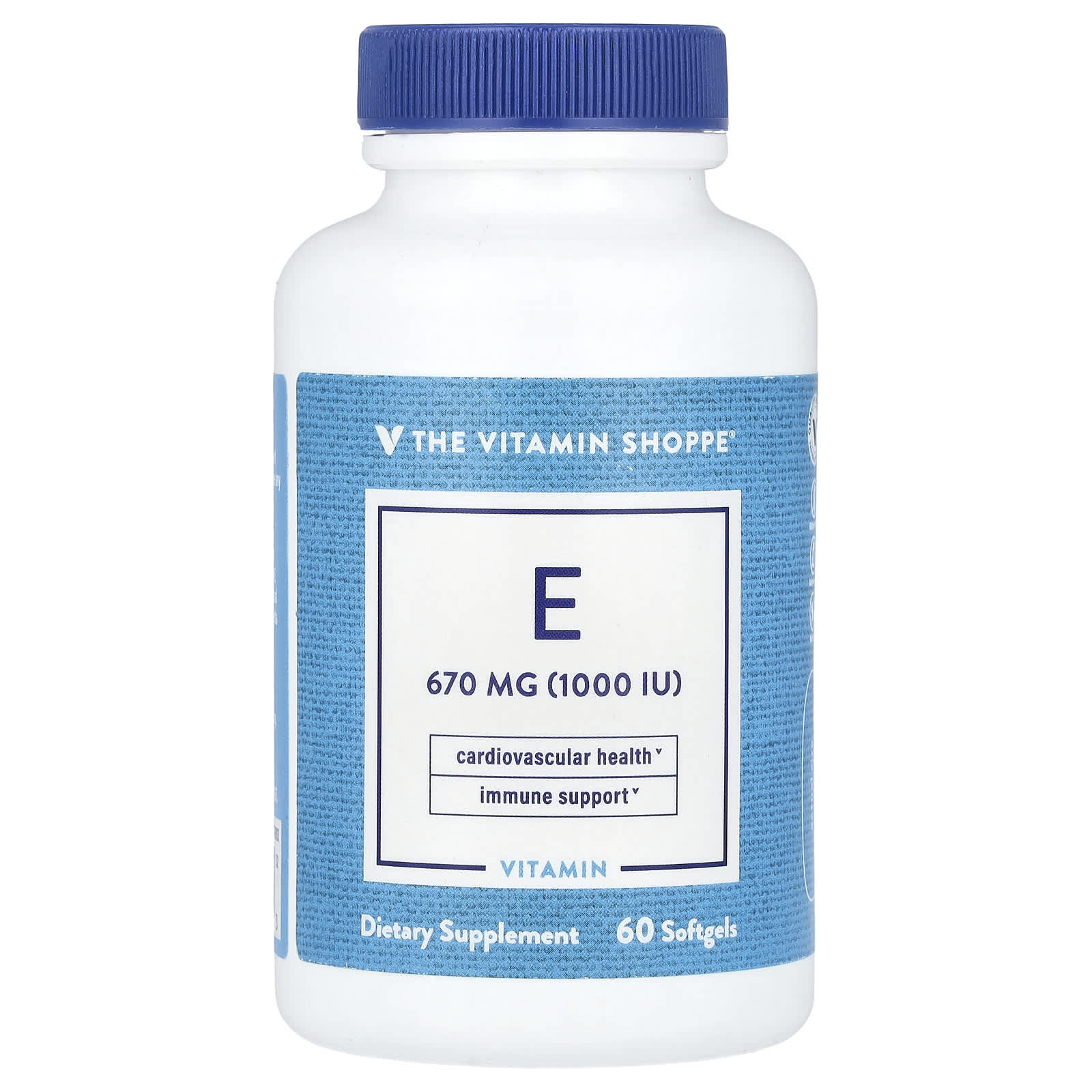 The Vitamin Shoppe Vitamin E – 670 mg – 60 capsules molles — Tunisie
