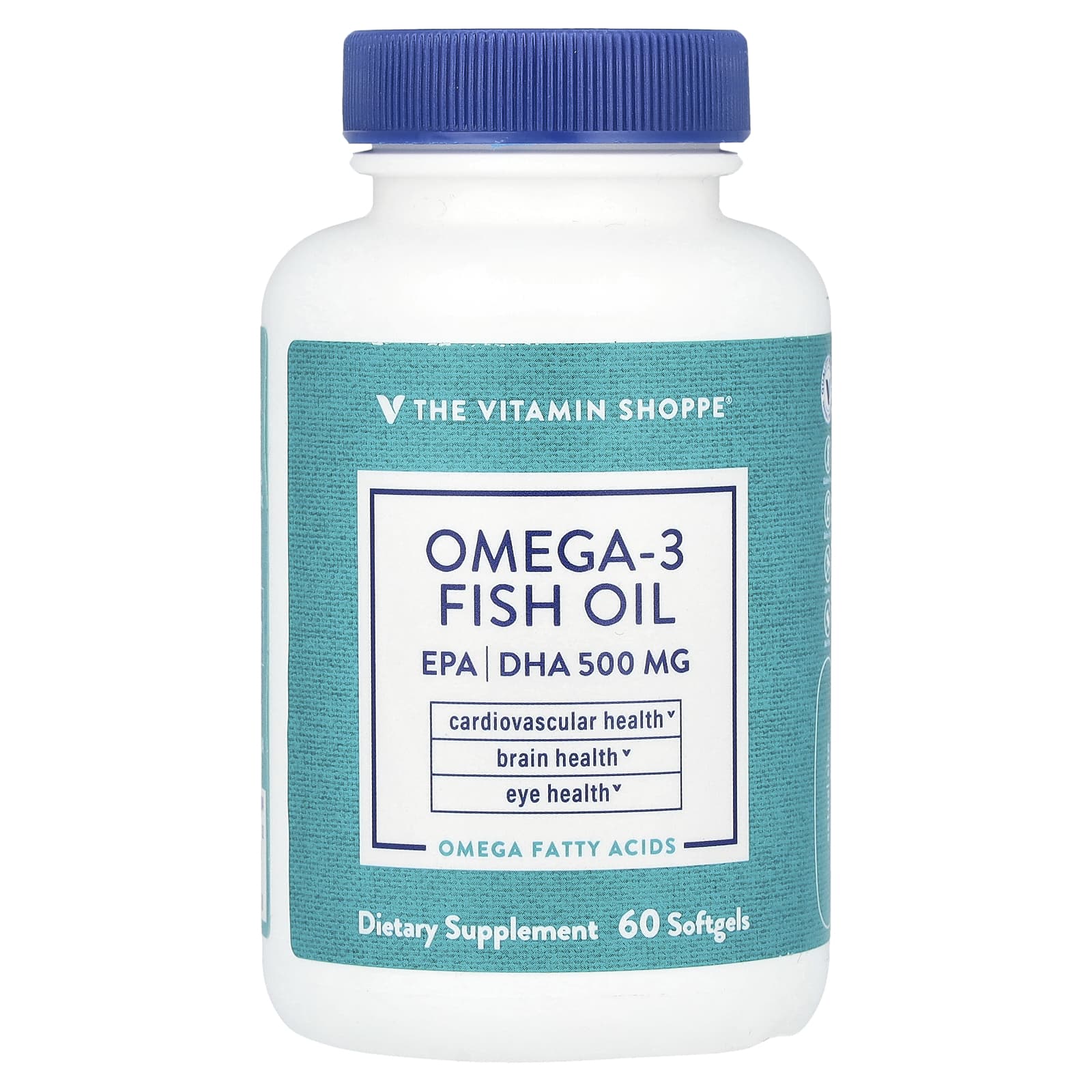 The Vitamin Shoppe Omega-3 Fish Oil – 60 capsules molles — Tunisie