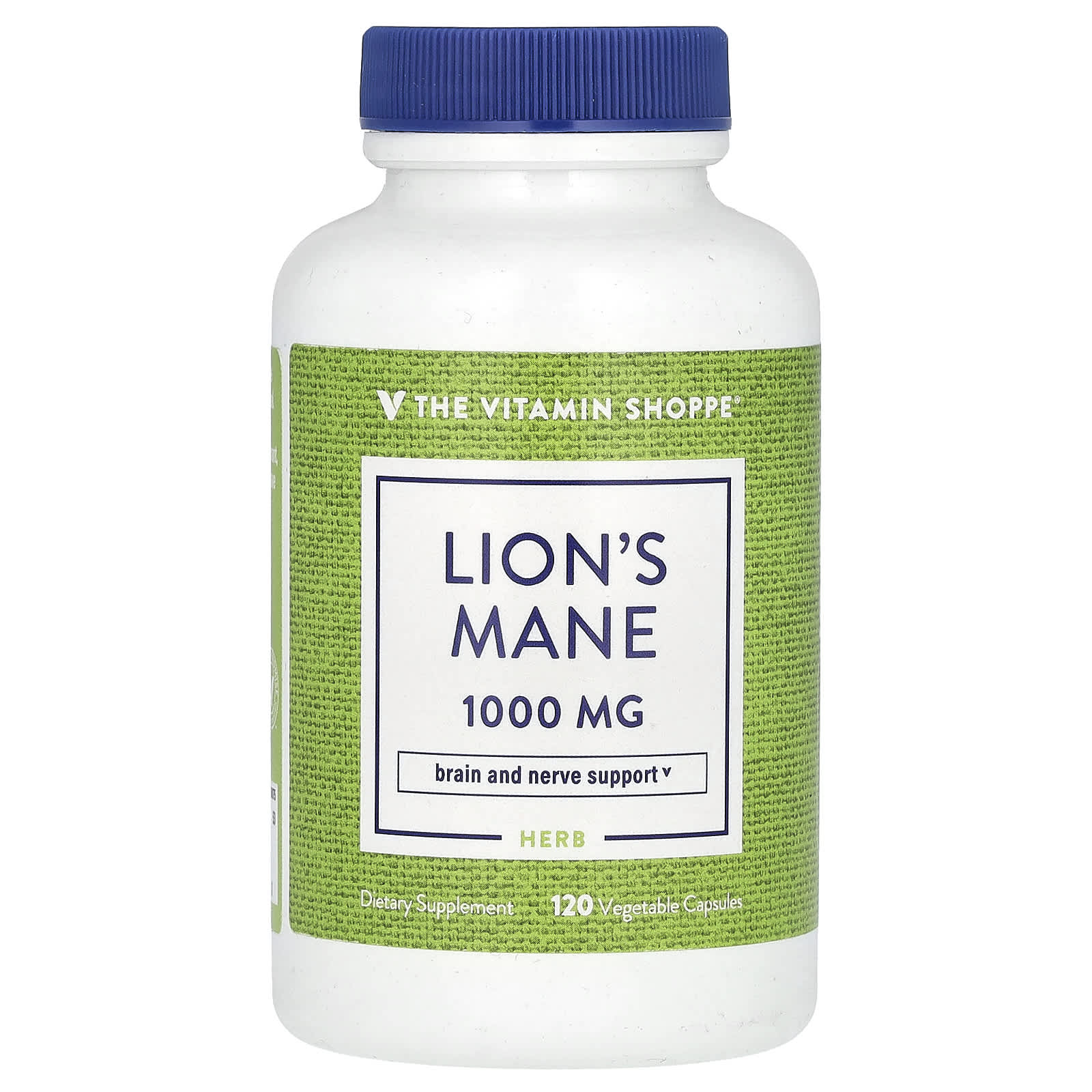 The Vitamin Shoppe Lion's Mane, 120 Vegetable Capsules (500 mg per Capsule) — Tunisie