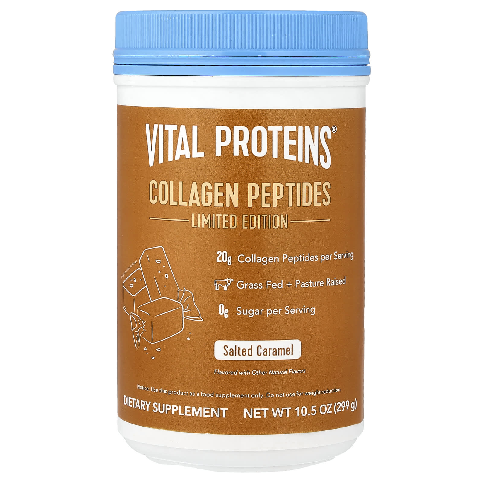 Vital Proteins Collagen Peptides – Salted Caramel – 299 g — Tunisie