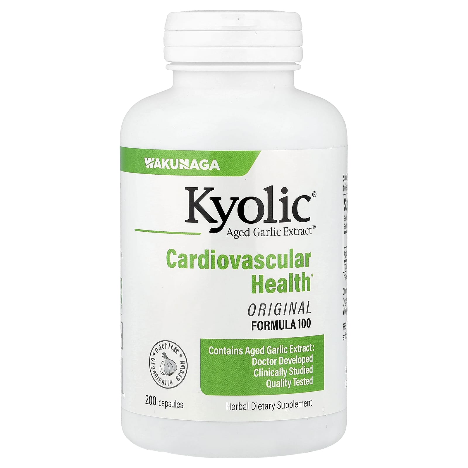 Kyolic Aged Garlic Extract, Cardiovascular Health – 200 gélules — Tunisie