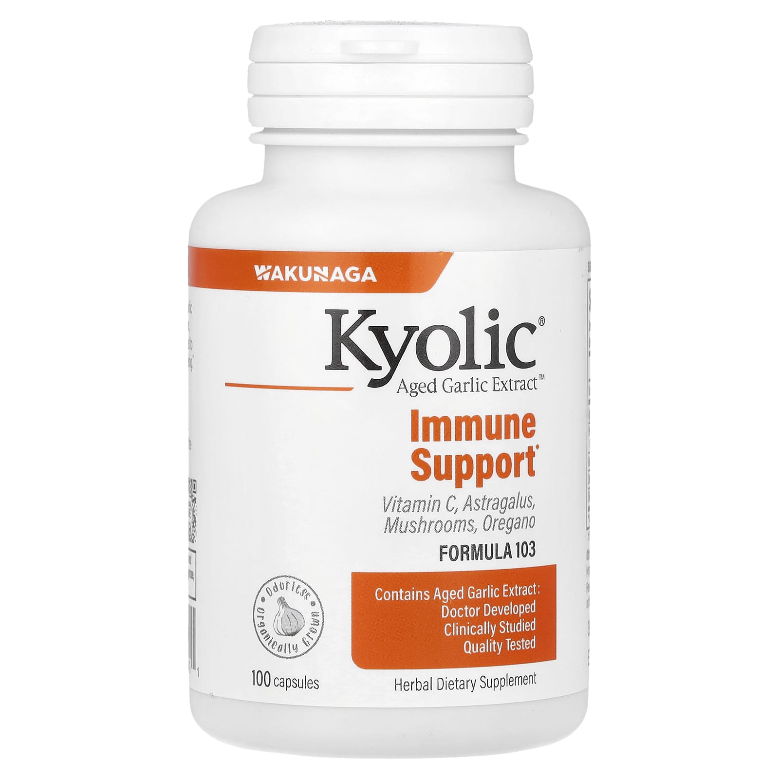 Kyolic Aged Garlic Extract, Immune Support – 100 gélules — Tunisie