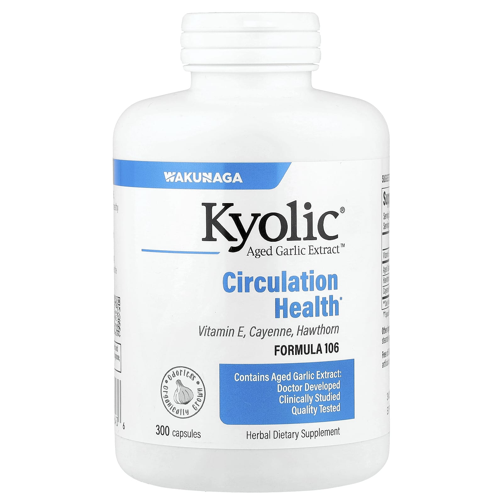 Kyolic Aged Garlic Extract, Circulation Health – 300 gélules — Tunisie