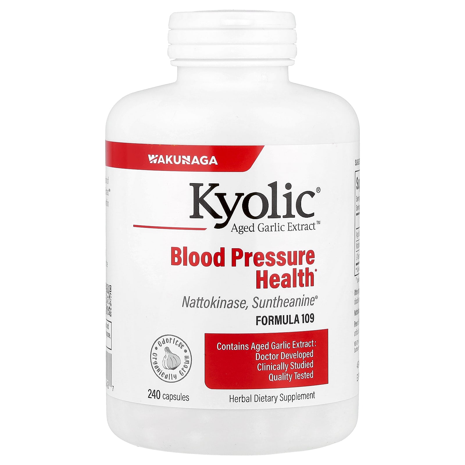Kyolic Aged Garlic Extract, Blood Pressure Health – 240 gélules — Tunisie