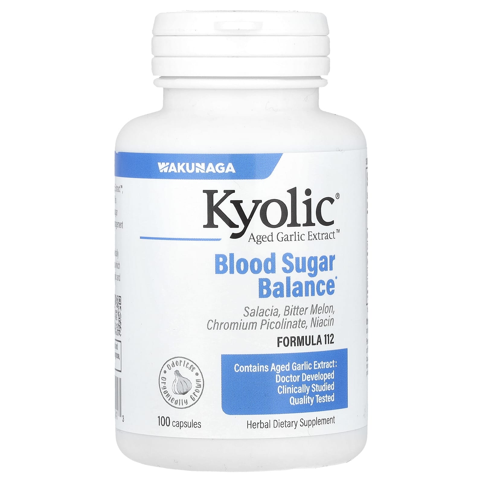 Kyolic Aged Garlic Extract, Blood Sugar Balance – 100 gélules — Tunisie