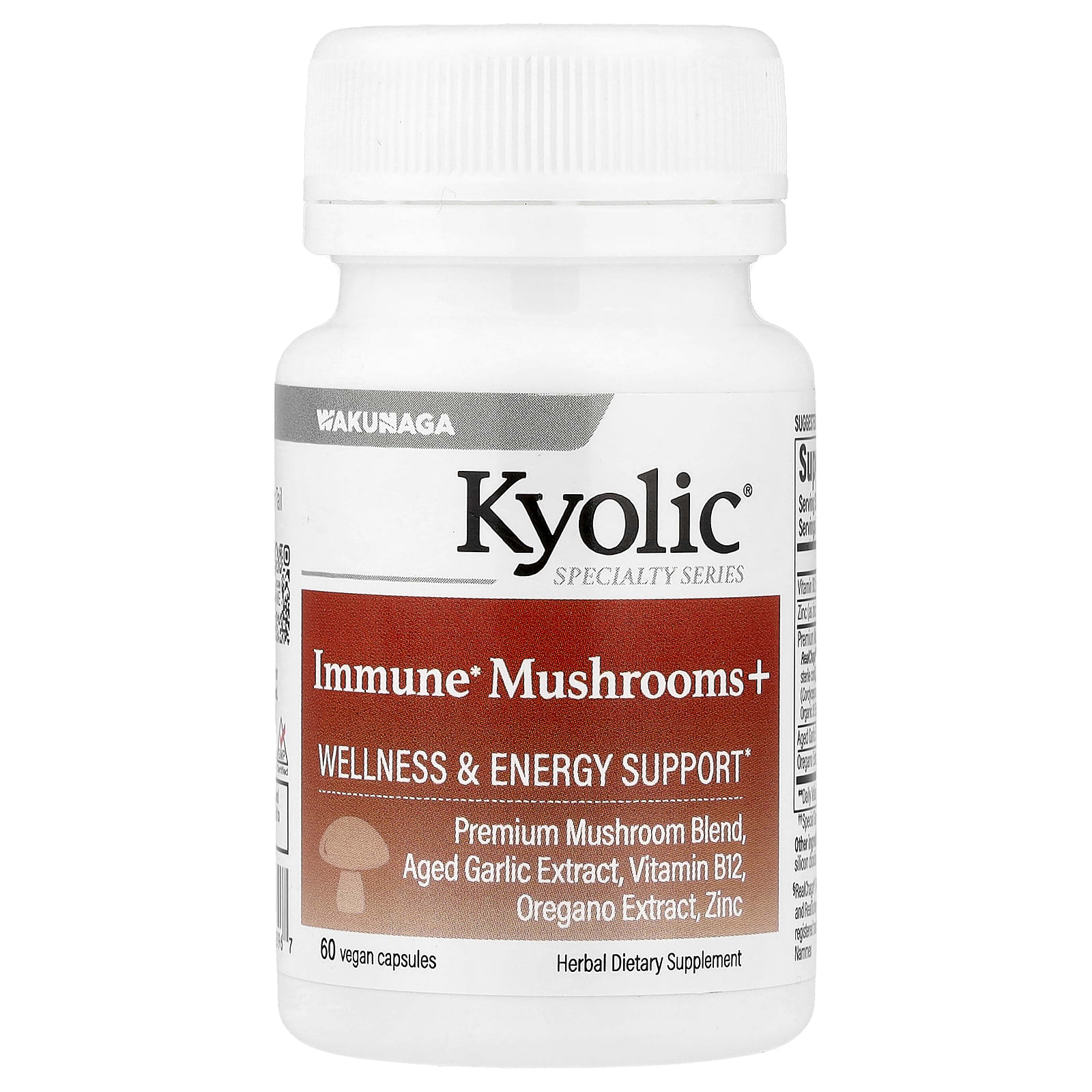 Kyolic Specialty Series, Immune Mushrooms+ – 60 gélules véganes — Tunisie