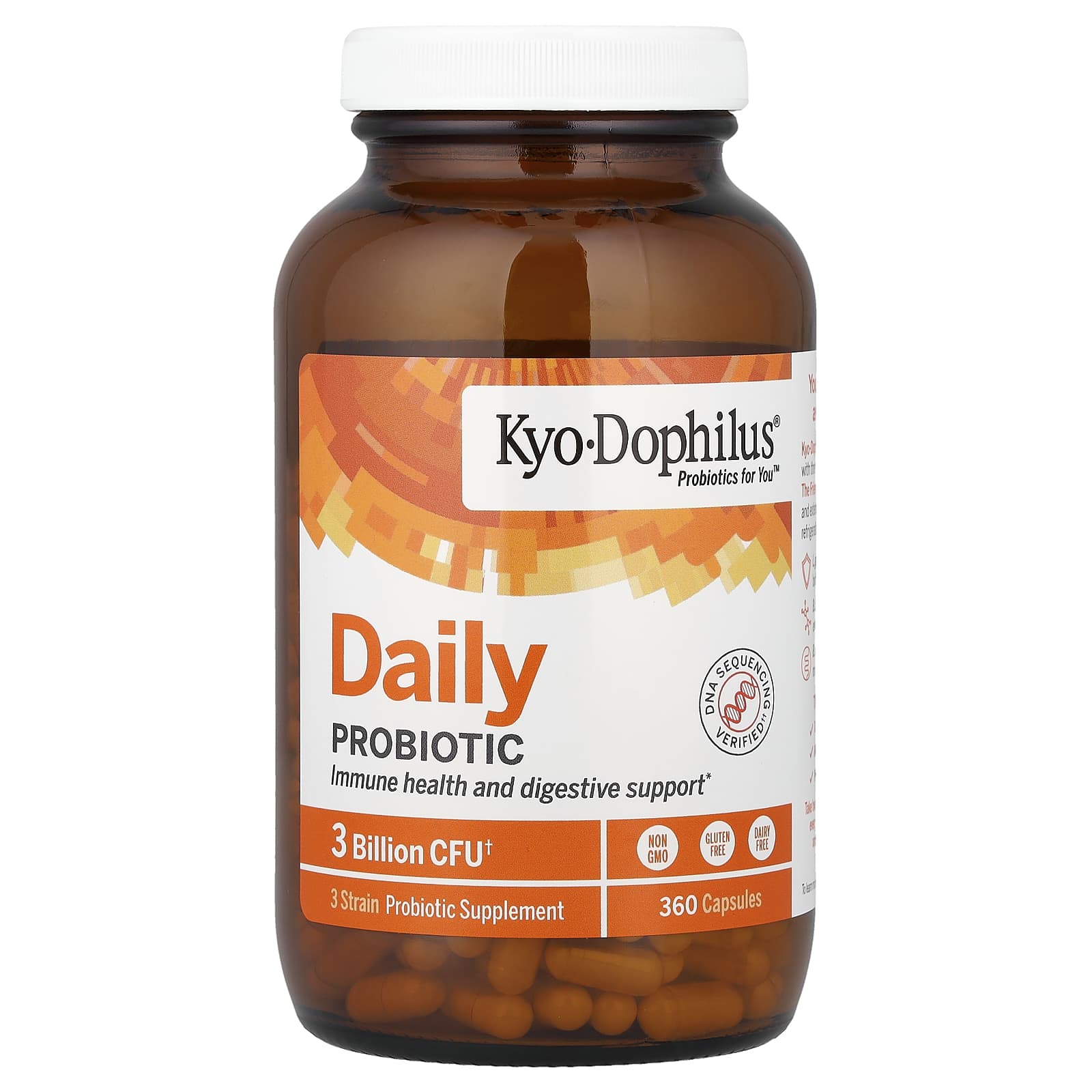 Kyolic Kyo-Dophilus, Daily Probiotic – 360 gélules — Tunisie