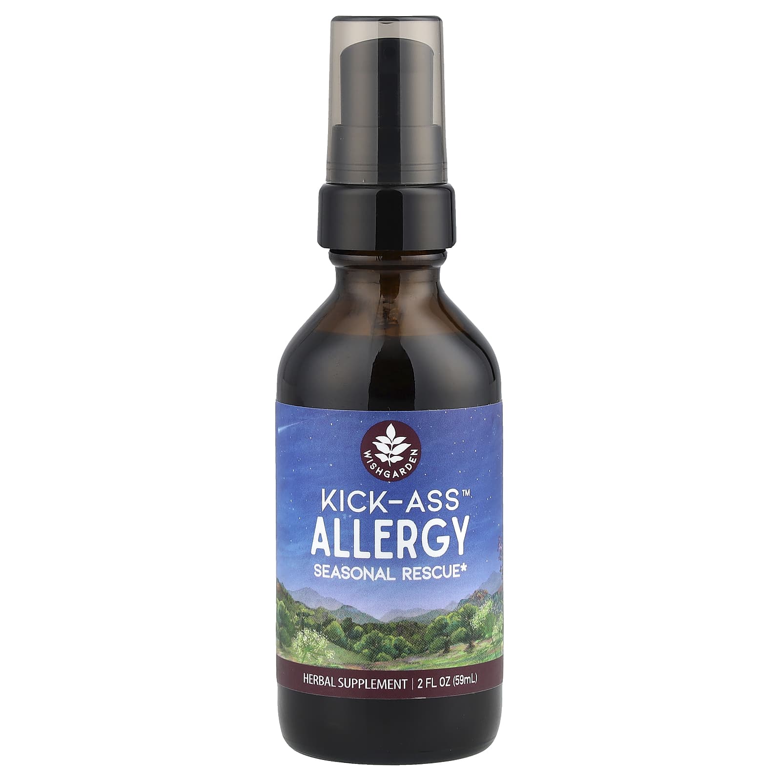 WishGarden Herbs Kick-Ass Allergy, Seasonal Rescue – 59 ml — Tunisie
