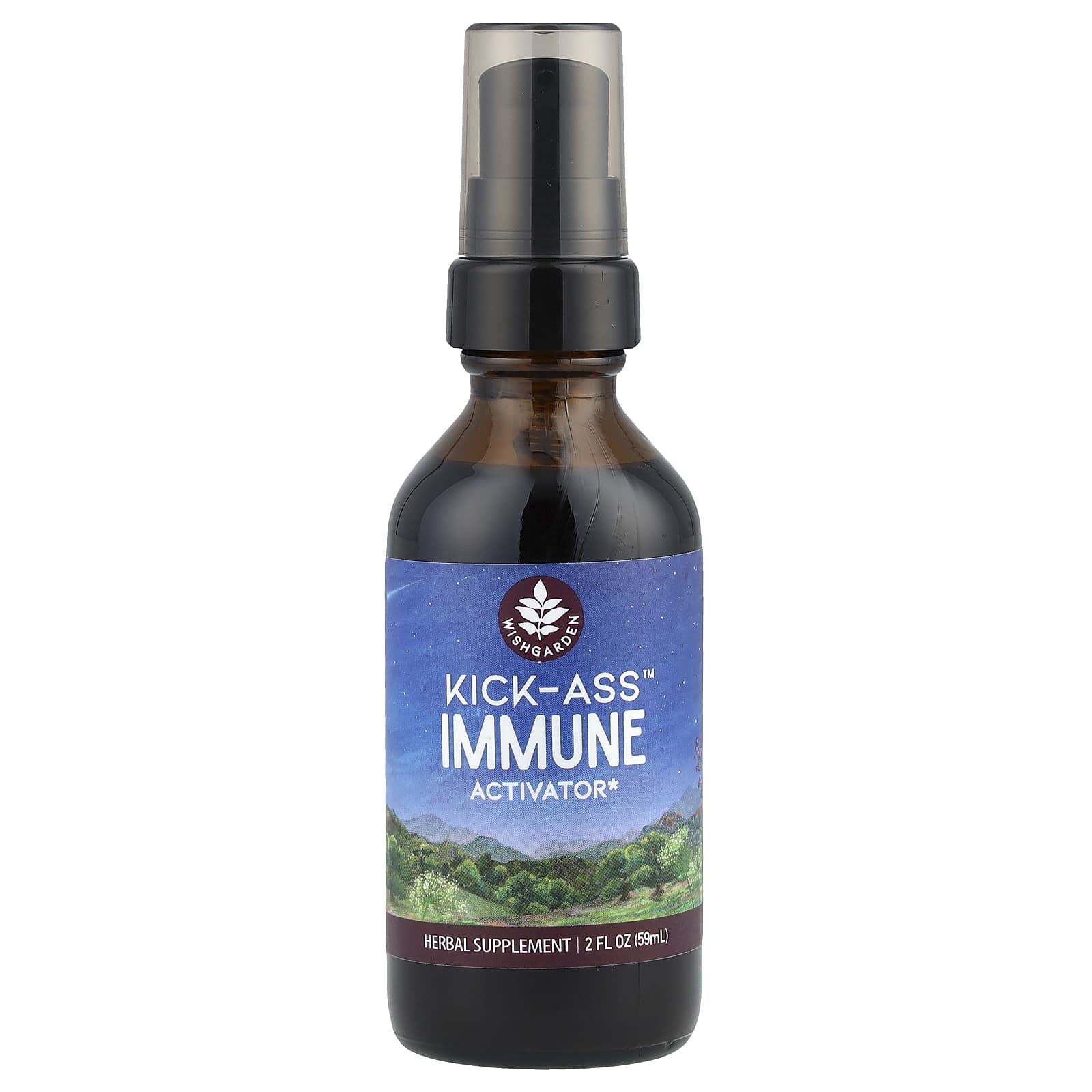 WishGarden Herbs Kick-Ass Immune, Activator – 59 ml — Tunisie