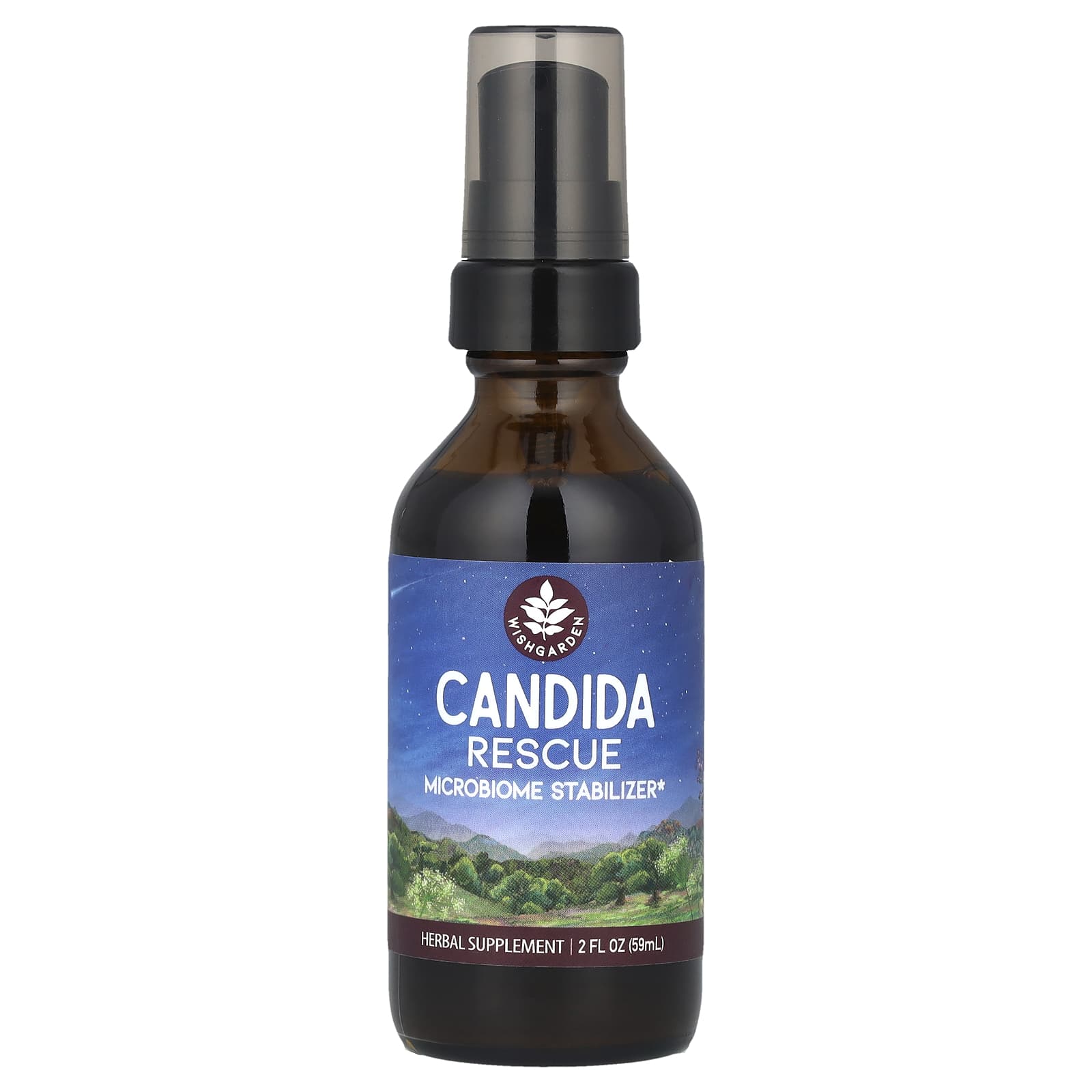 WishGarden Herbs Candida Rescue, Microbiome Stabilizer – 59 ml — Tunisie