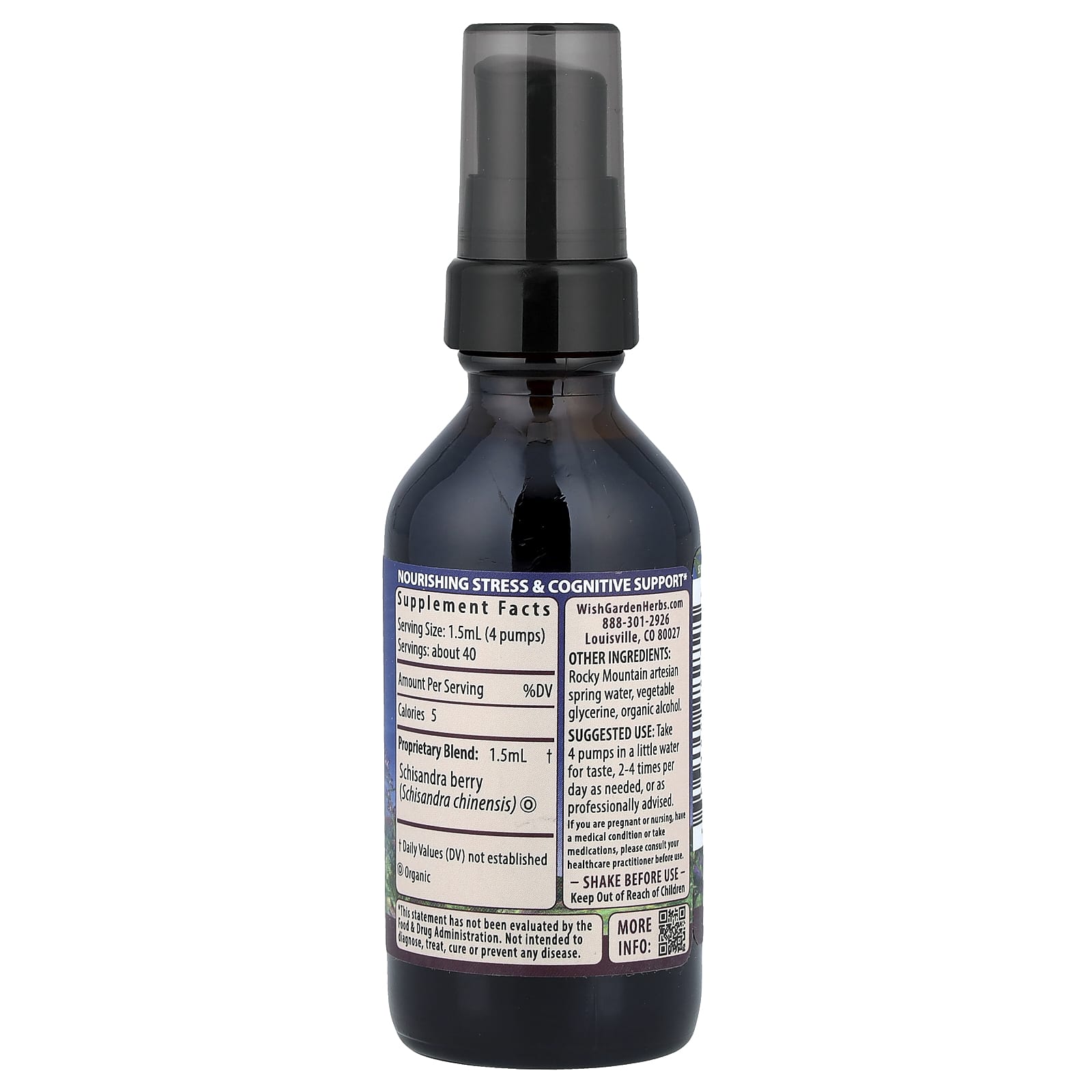 WishGarden Herbs Schisandra – 59 ml — photo 2 sur 2