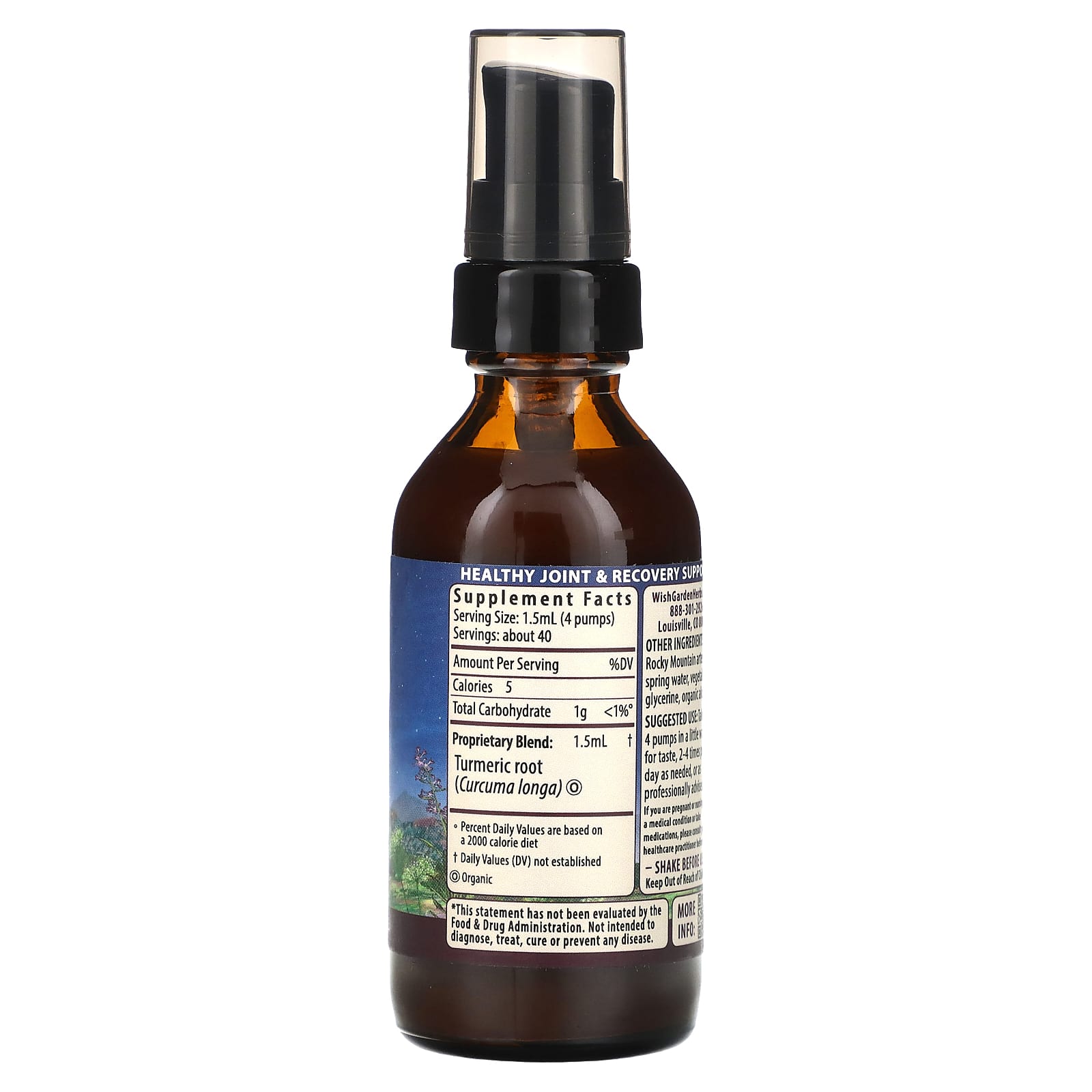 WishGarden Herbs Turmeric – 59 ml — photo 2 sur 2