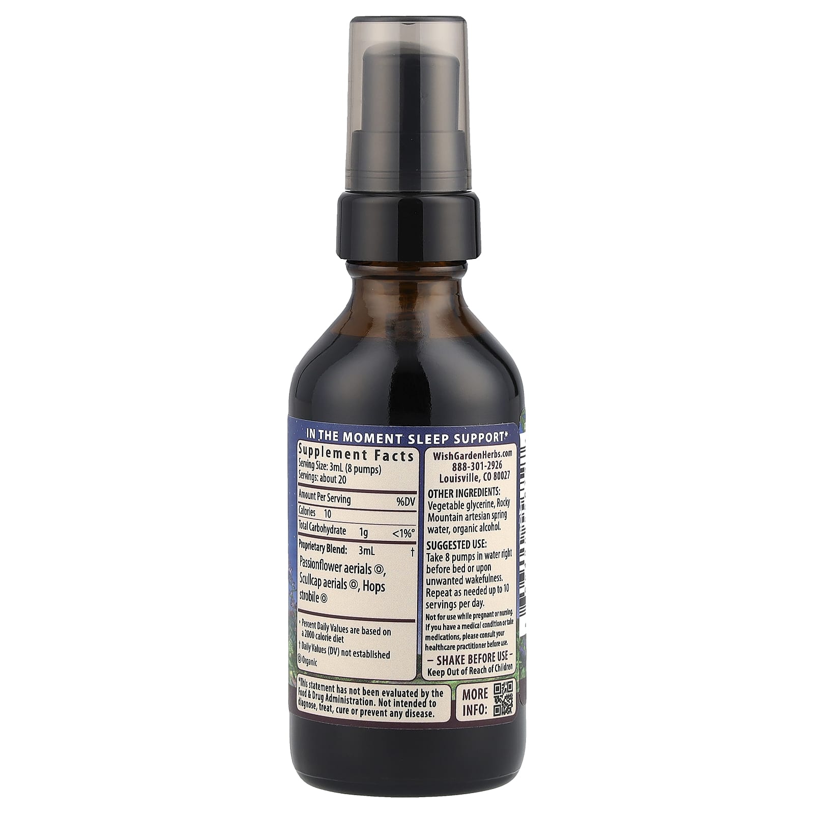 WishGarden Herbs Sleepy Nights & Fresh Mornings – 59 ml — photo 2 sur 2