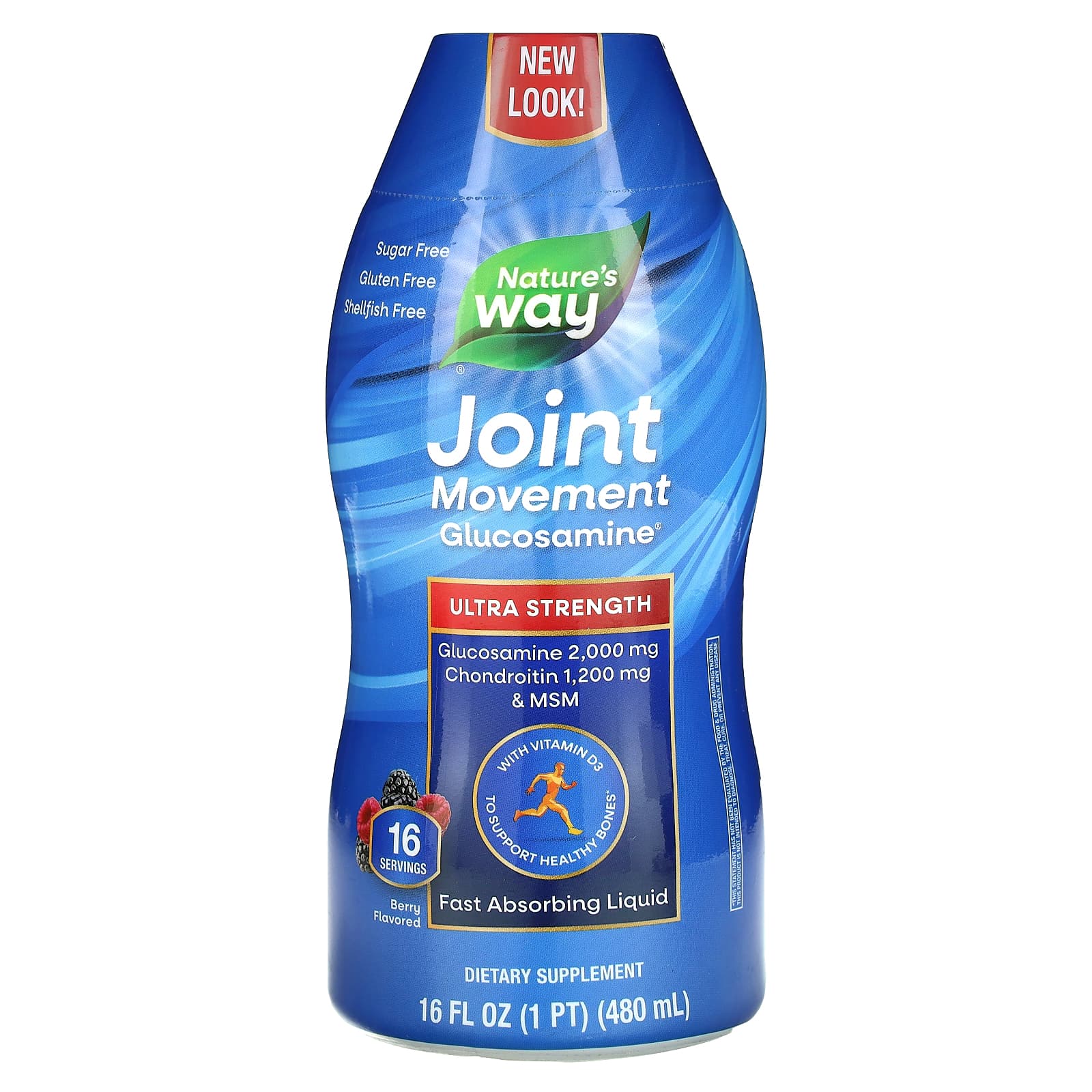 Nature's Way Joint Movement Glucosamine, Ultra Strength – Berry – 480 ml — Tunisie