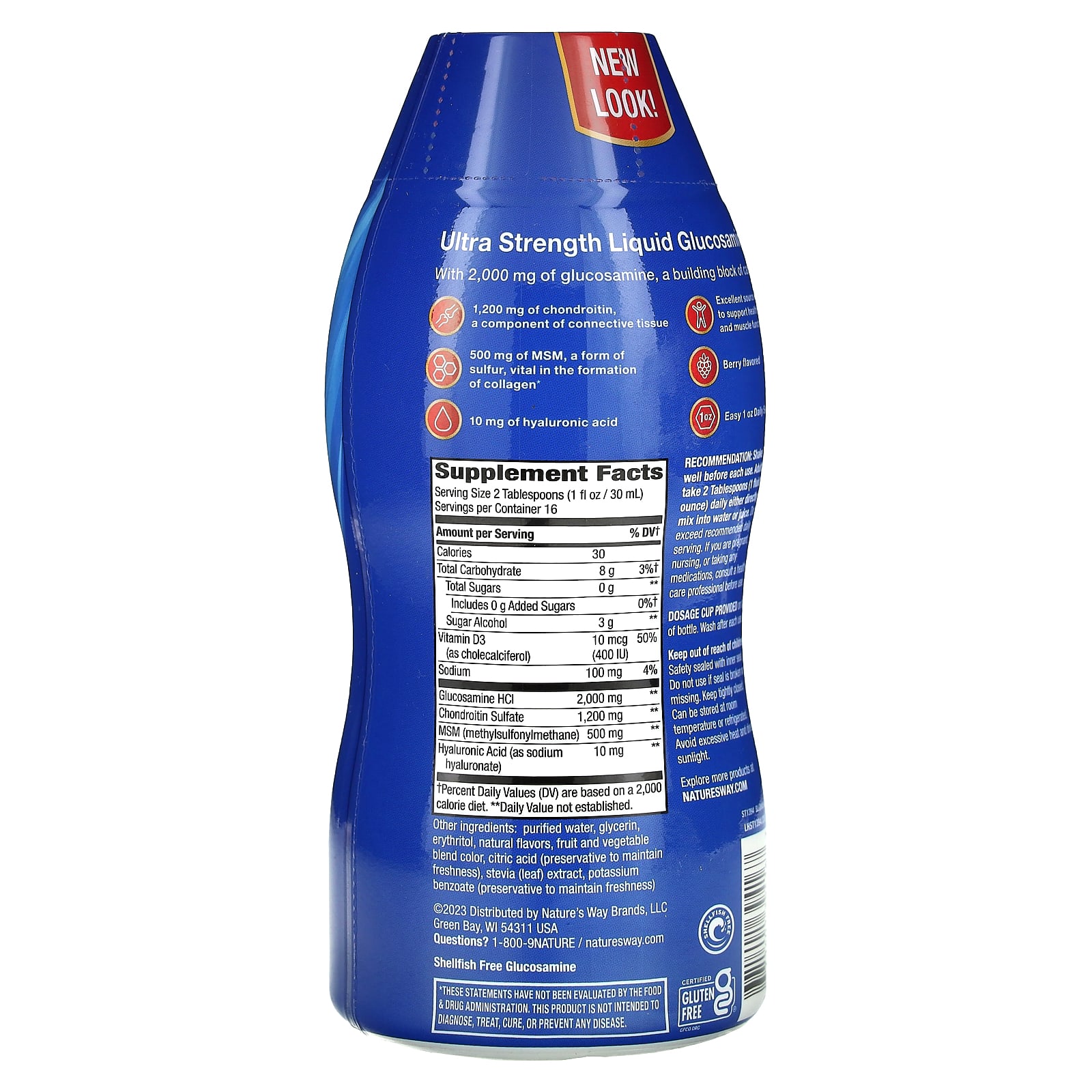 Nature's Way Joint Movement Glucosamine, Ultra Strength – Berry – 480 ml — photo 2 sur 2