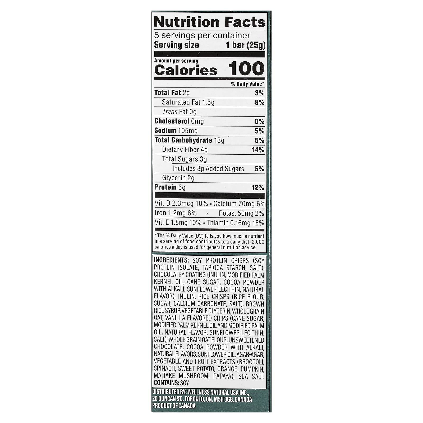 Simply Protein Dipped Snack Bars – Cookies & Creme – 25 g — photo 2 sur 2