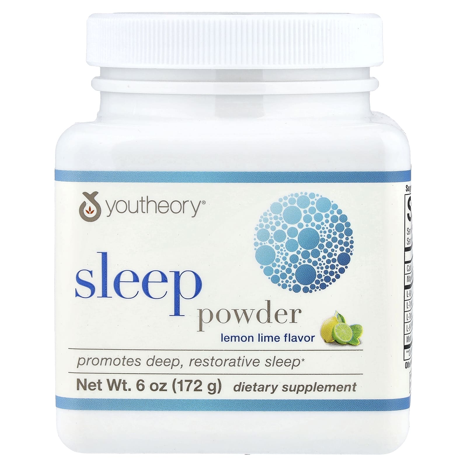 Youtheory Sleep Powder – Lemon Lime – 172 g — Tunisie