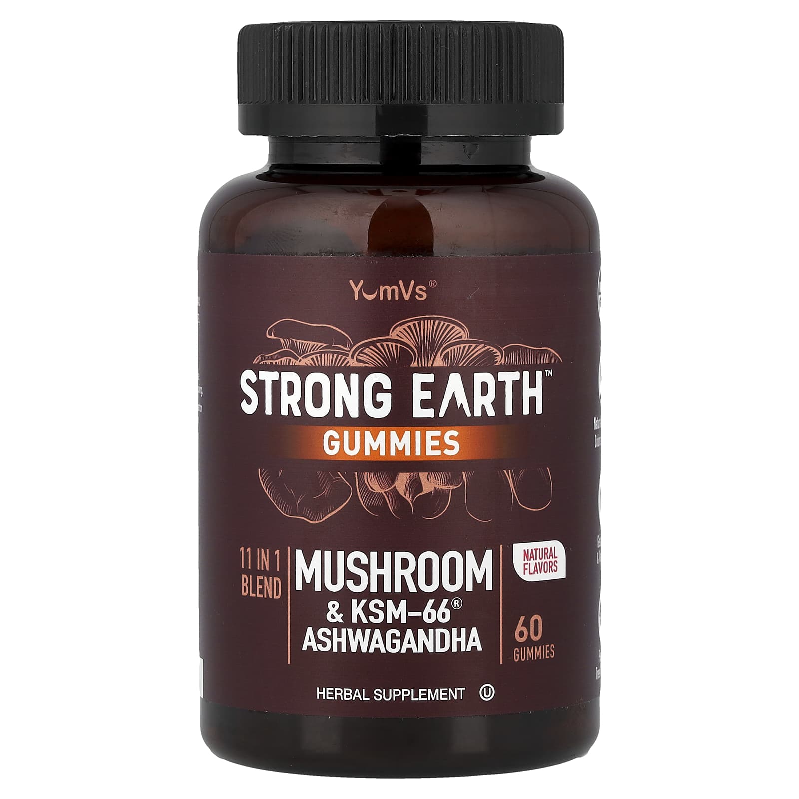 YumVs Strong Earth Gummies – 60 gommes — Tunisie