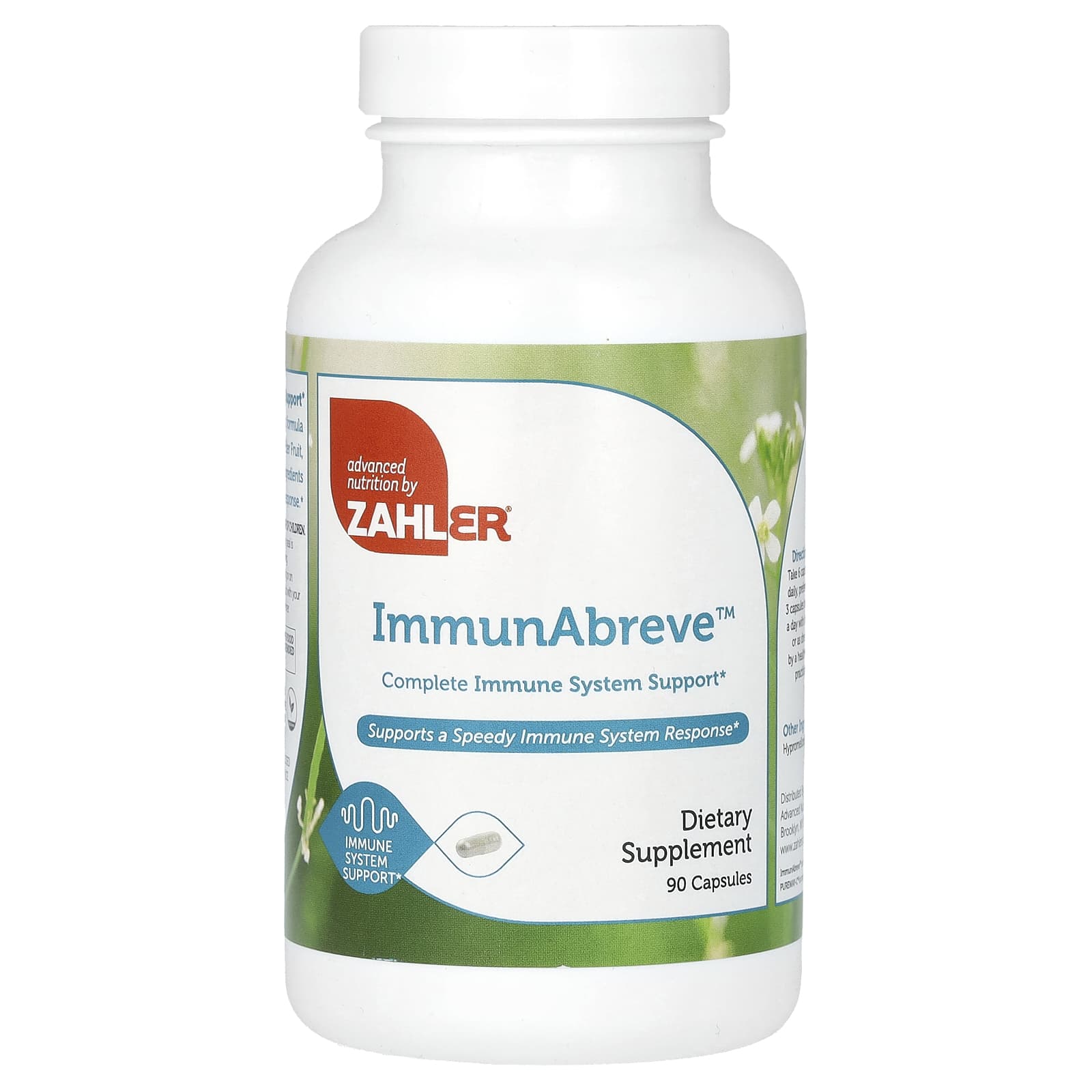 Zahler ImmunAbreve, Complete Immune System Support – 90 gélules — Tunisie