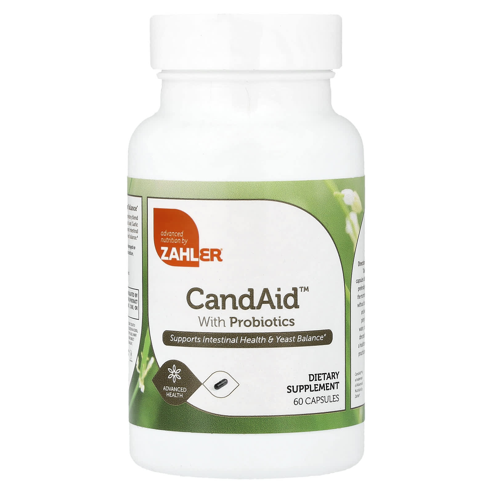 Zahler CandAid, With Probiotics – 60 gélules — Tunisie