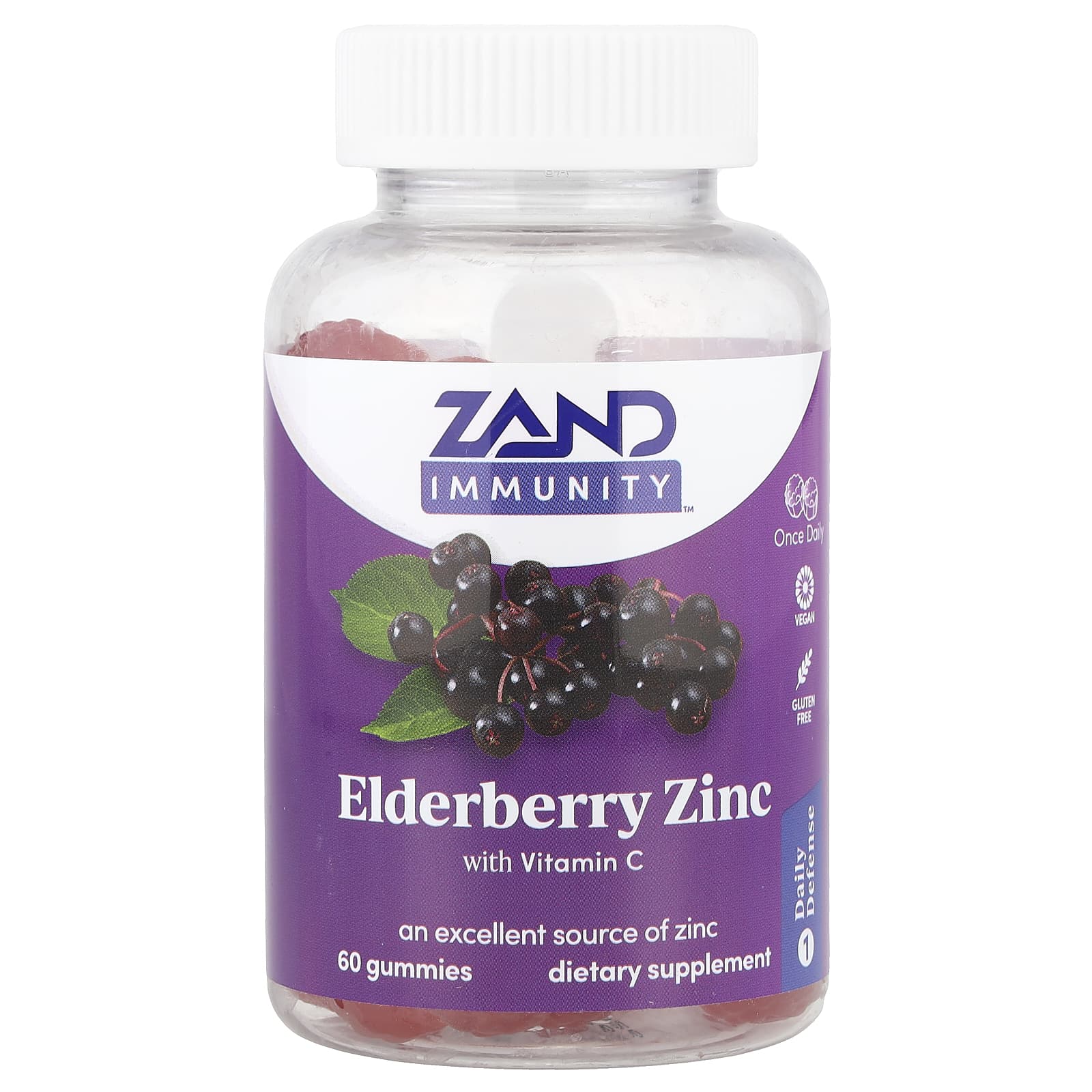 Zand Immunity – Elderberry Zinc with Vitamin C – 60 gommes — Tunisie
