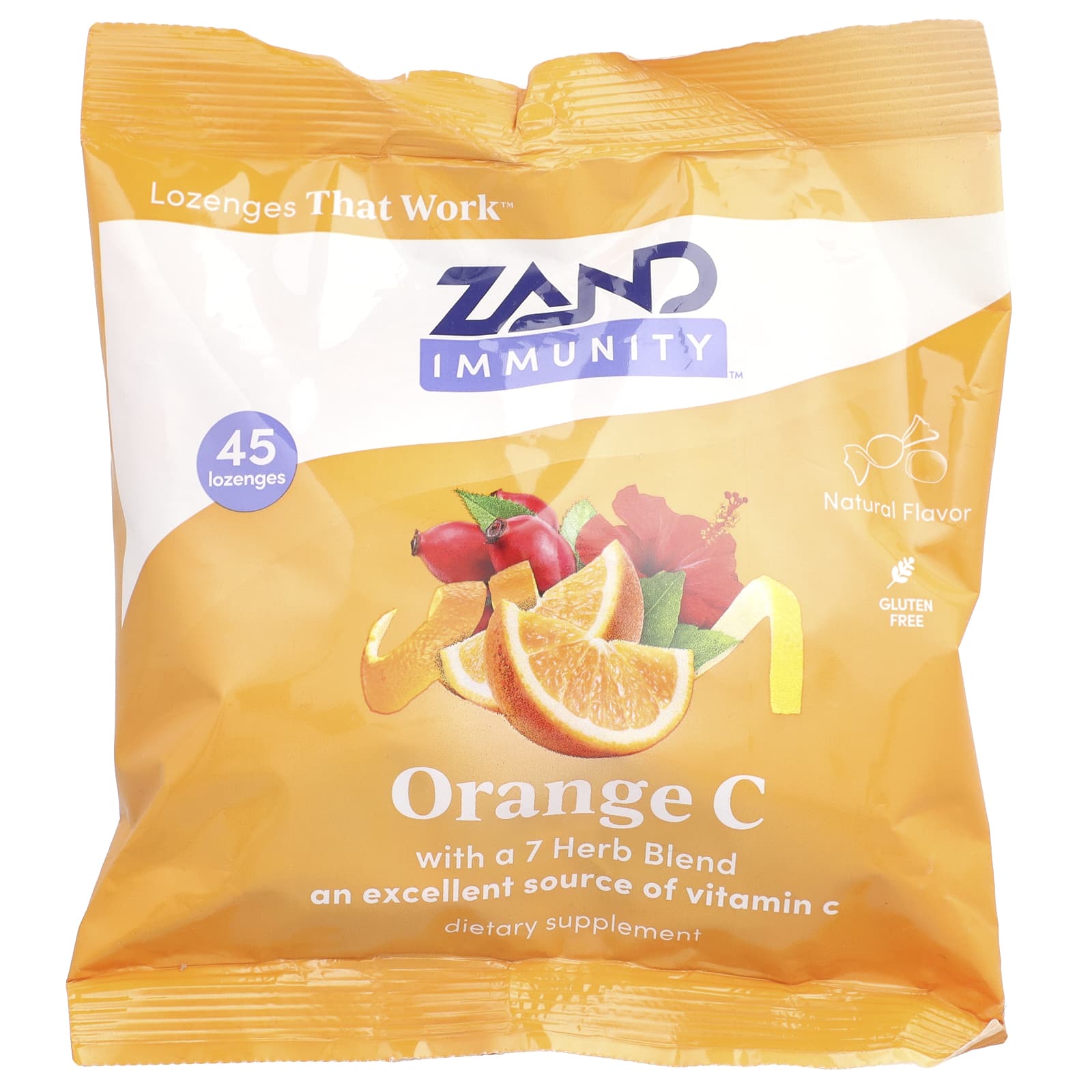 Zand Immunity, Natural – Orange C – 45 pastilles — Tunisie