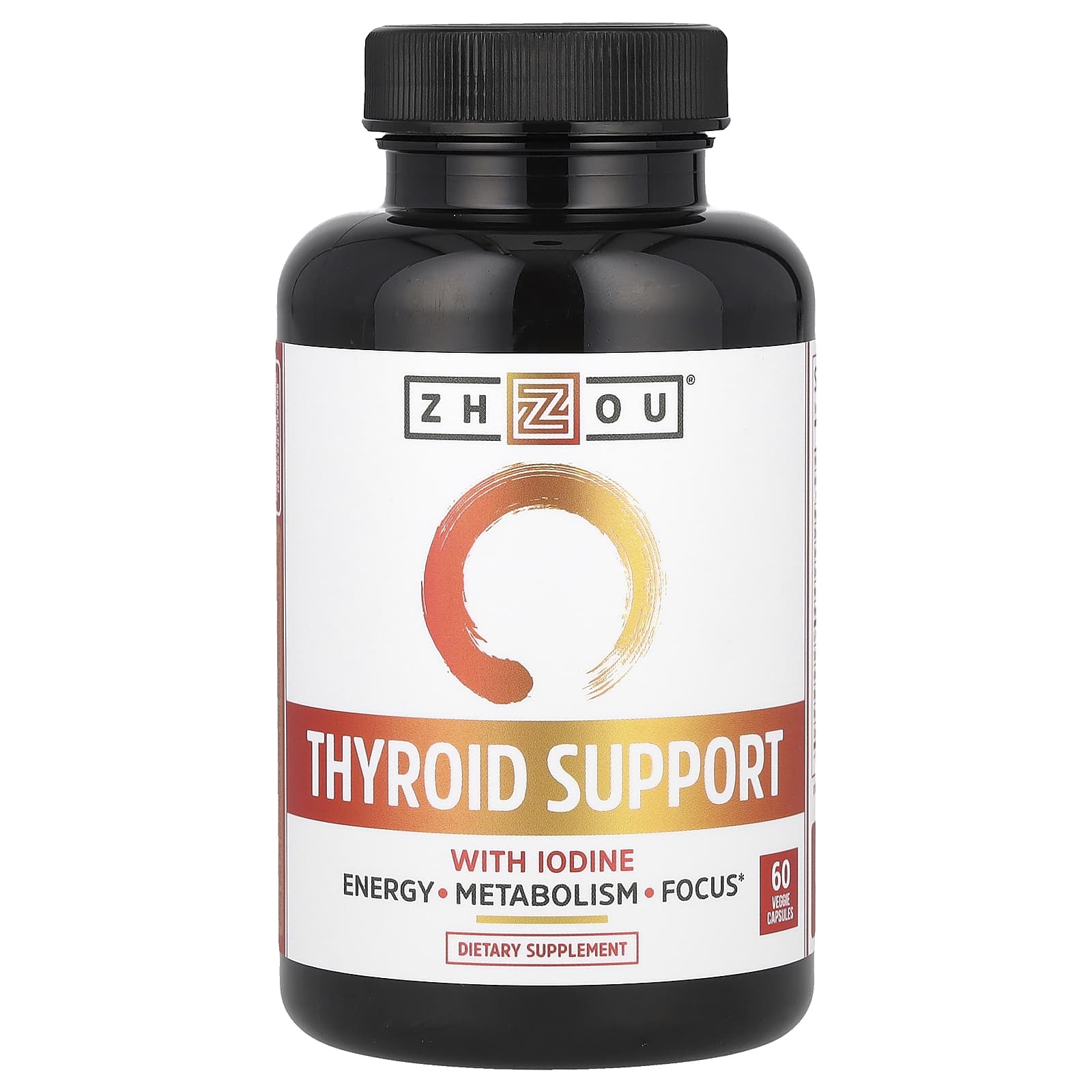 Zhou Nutrition Thyroid Support with Iodine – 60 gélules végétales — Tunisie