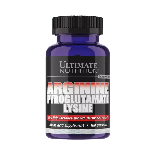Arginine & Pyroglutamate & Lysine – 100 caps – Ultimate Nutrition — Tunisie