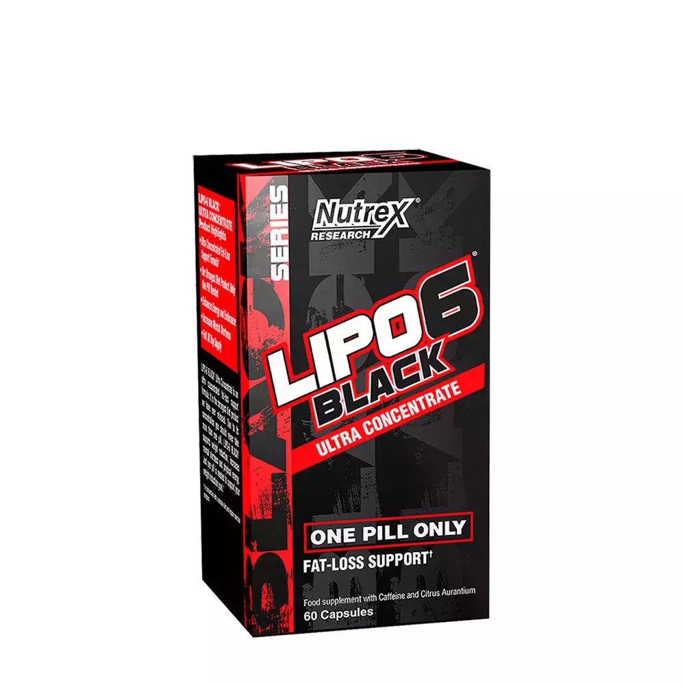 Lipo 6 Black – 60 caps – Nutrex Research — Tunisie
