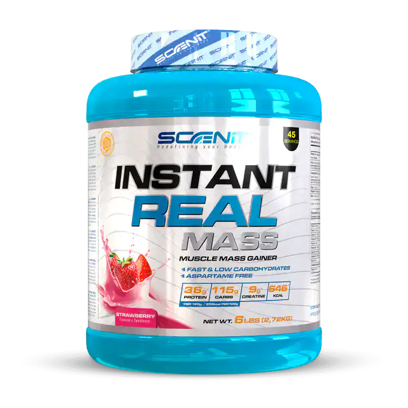 INSTANT REAL MASS 2.72KG - SCENIT NUTRITION