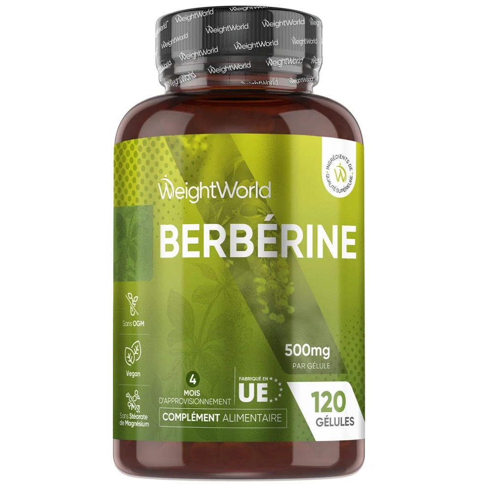 Berbérine 500 mg | 120 Gélules | WeightWorld